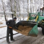 Голицынские дворники справляются со снегом. Но не везде